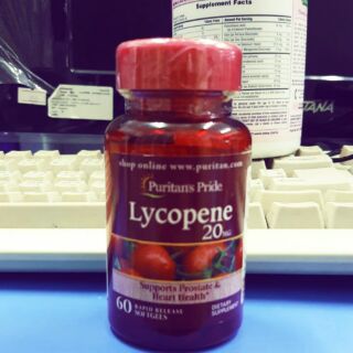 วิตามินบำรุงผิว#antioxidant#puritan#Lycopene20mg#60Tab