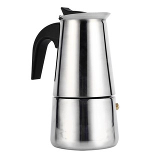 กาต้มกาแฟสด moka pot แบบแรงดัน มอคค่าพอท  ขนาด 6 ถ้วยอิตาลี  300 มล.