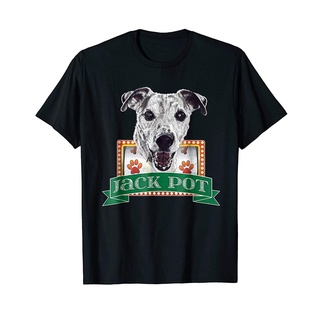 เสื้อยืดพิมพ์ลายเสื้อยืดเสื้อยืดคอกลม ผ้าฝ้าย พิมพ์ลาย Jack Russell errier Dog JackPo แฟชั่นฤดูร้อน สําหรับผู้ชาย (2)S-4