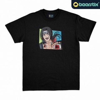 เสื้อยืดขายร้อนBearstix - Uchiha Itachi Tshirt - Anime Streetwear Tshirt - Naruto Shirt - เสื้อยืด UnisexS-3XL