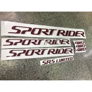 สติ๊กเกอร์ติดรถ sport rider