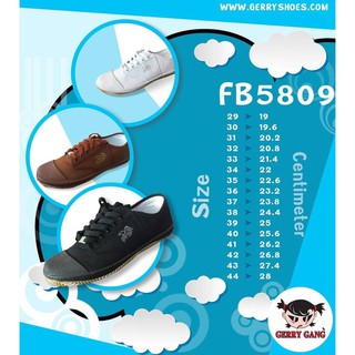 รองเท้าผ้าใบนักเรียน feebus รุ่น FB-5809