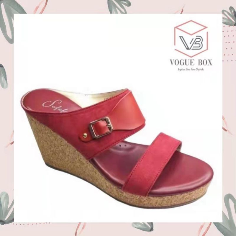 Vogue Box Kasut Wanita / Ladies Shoes Wedge