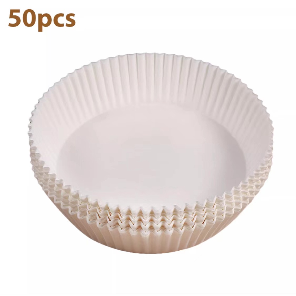 SHT กระดาษพิเศษสำหรับหม้อทอดไร้น้ำมัน50ชิ้น,กระดาษดูดซับน้ำมันและน้ำมันสำหรับใช้ในครัวเรือนจานบาร์บีคิวแผ่นรองในครัวเตาอ - รูปที่ 7