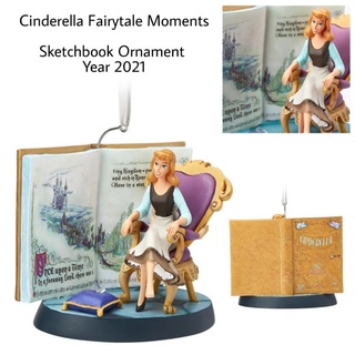 🇺🇸ลิขสิทธิ์​แท้​จาก​อเมริกา​🇺🇸 Cinderella Fairytale Moments Sketchbook Ornament