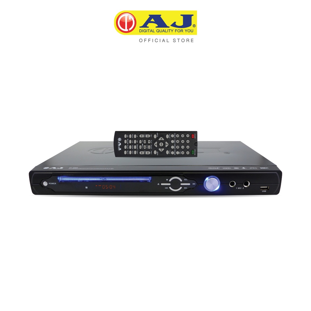 AJ DVD Player เครื่องเล่น DVD รุ่น D222 HDMI แถมสาย HDMI รับประกันฟรี