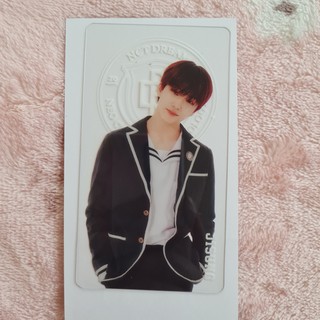 [พร้อมส่ง] โฟโต้การ์ด ที่คั่นหนังสือ จีซอง Jisung NCT Dream Back to School Kit 2021 Clear Bookmark Photocard