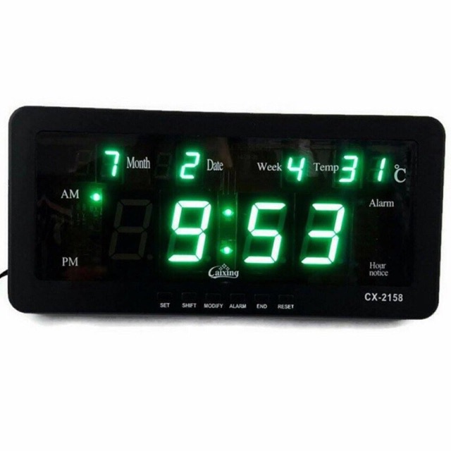 Caixing นาฬิกาดิจิตอล นาฬิกา​ตั้งโต๊ะ​ นาฬิกา​ตั้ง​ปลุก​ได้​ รุ่น CX2158