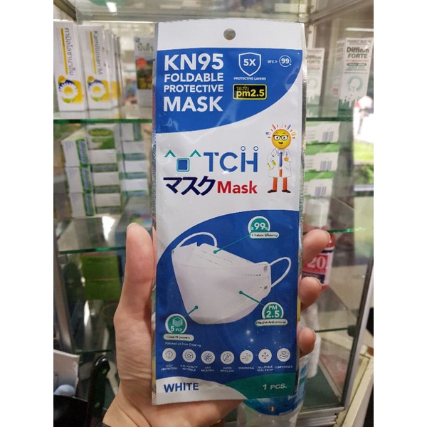 TCH Mask KN95 หน้ากากสำหรับผู้ใหญ่ หน้ากากทรงเกาหลี 3D