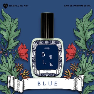 Namfluke Art - น้ำหอม ผู้ชาย ( Blue ) EDP ติดทนนาน - กลิ่นสปอร์ต สะอาด สดชื่น - ขนาด 50 ml.