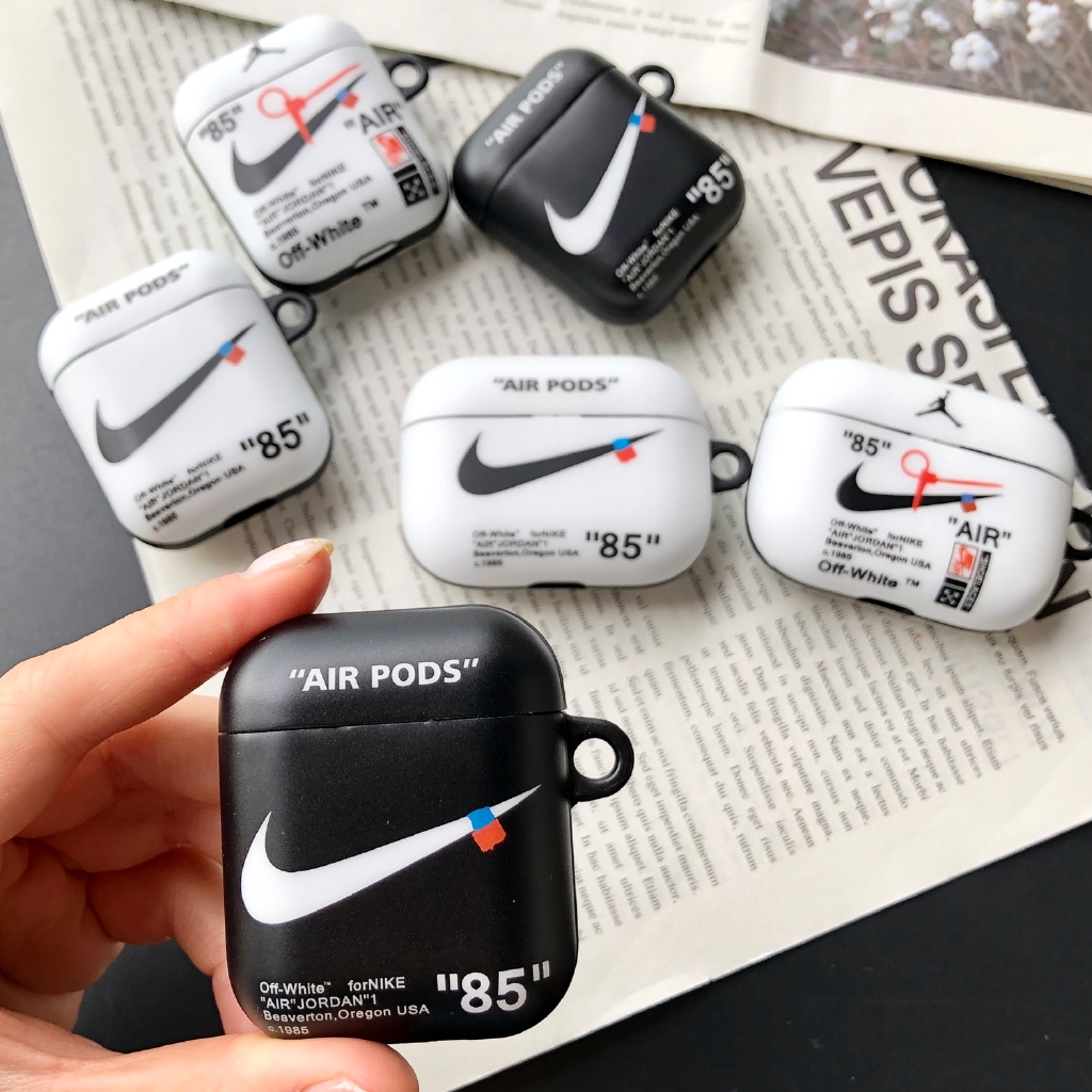 Bag AirPods Case For AirPods 1 2 3 Silicone Nike Wireless Bluetooth Earphone Headphones Cases