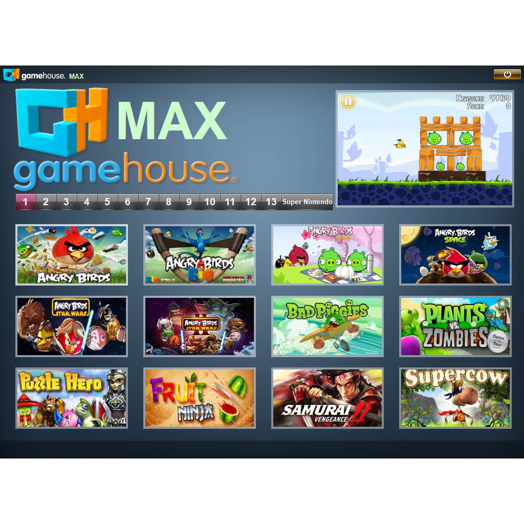 เกมส์คอมพิวเตอร์ GameHouse MAX รวมเกมคลายเคลียด สเปคต่ำ ฟรี (USB ...