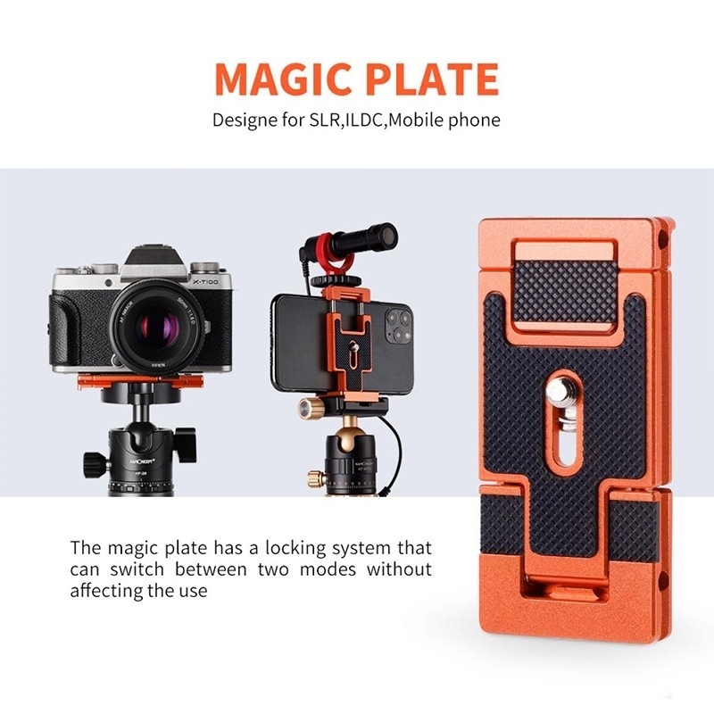 K&F ARCA SWISS QUICK RELEASE PLATE FOR CAMERA AND SMARTPHONE KF31.027 เพลทขาตั้งกล้อง #6