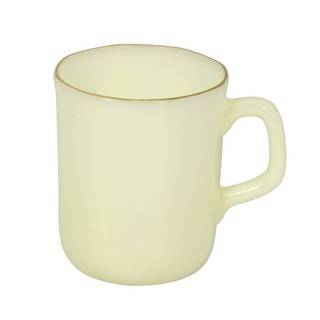 PEARL แก้วเนื้อมุก CI 50 - มักเหลี่ยมสีงาช้าง (Ivory polygon mug)