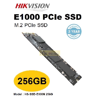 SSD (เอสเอสดี) HIKVISION E1000 256GB M.2 2280 PCIe/NVMe (2100/1750MB/s)(HS-SSD-E1000 256GB) - ประกัน 3 ปี