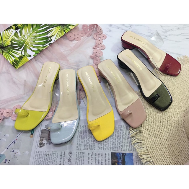 รองเท้าแฟชั่น รุ่น Ava-456 ส้นสูง 1.5นิ้ว มี 6 สี มีเก็บปลายทางคะ