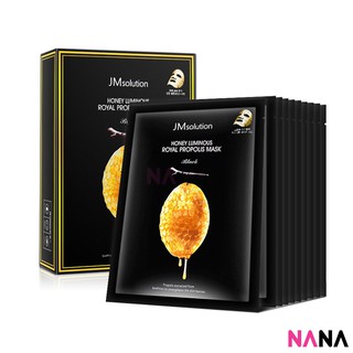 JM Solution Honey Luminous Royal Propolis Mask (10 Sheets) มาส์กหน้าสารสกัดจากน้ำผึ้ง 10 แผ่น