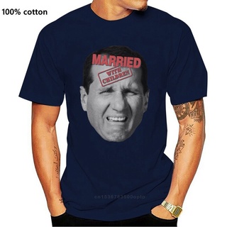 【hot sale】ขายดี เสื้อยืดลําลอง แขนสั้น พิมพ์ลาย Married With Al Bundy Face SENTENCED Heather สไตล์คลาสสิก สําหรับผู้ชาย