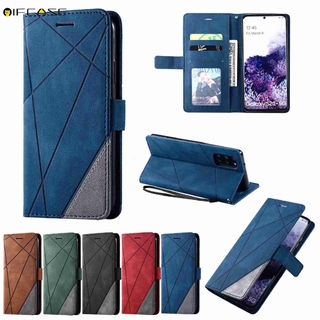 Samsung Galaxy A12 A42 5G A02s Phone Case Flip Leather Business Simple Wallet Card Package Slots Stand Holder Case Cover