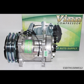 CSD7H158WE12 คอมแอร์ VINN : SD 7H15 2A 12V ISUZU 8-ขา R134 ออกหลัง (งานไตหวัน-จีน)