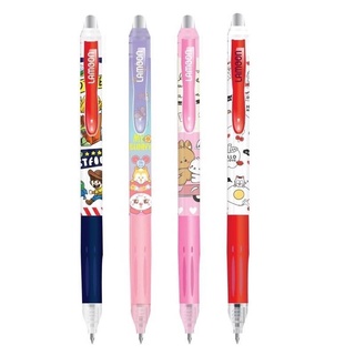 ปากกา ปากกาเจลลบได้ Lamoon 0.5 มม. หมึกน้ำเงิน มีหลายลายให้เลือก