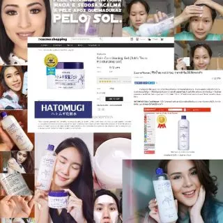 ของแท้/ฉลากไทย Hatomugi Skin Conditioner Lotion500ml+Gel180g