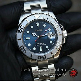 Seiko Modify Yacht Master blue