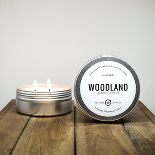 WAX VALLEY CANDLE &amp; CO. : No.6 WOODLAND BLEND TRAVEL TIN