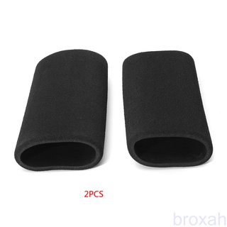 BR-2pcs Universal Motorbike Motorcycle Slip on Foam Anti Vibration Handlebar Grip Cover Hand Grip Case