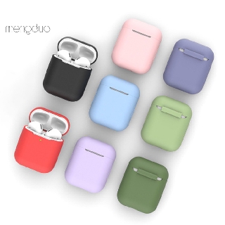 Md❀เคสหูฟังไร้สาย ซิลิโคน กันกระแทก สําหรับ Air-pods 1 2