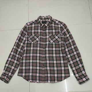 ป้าย VISZS เสื้อเชิ้ตหญิงลายสก๊อต size m อก 32-34 นิ้ว