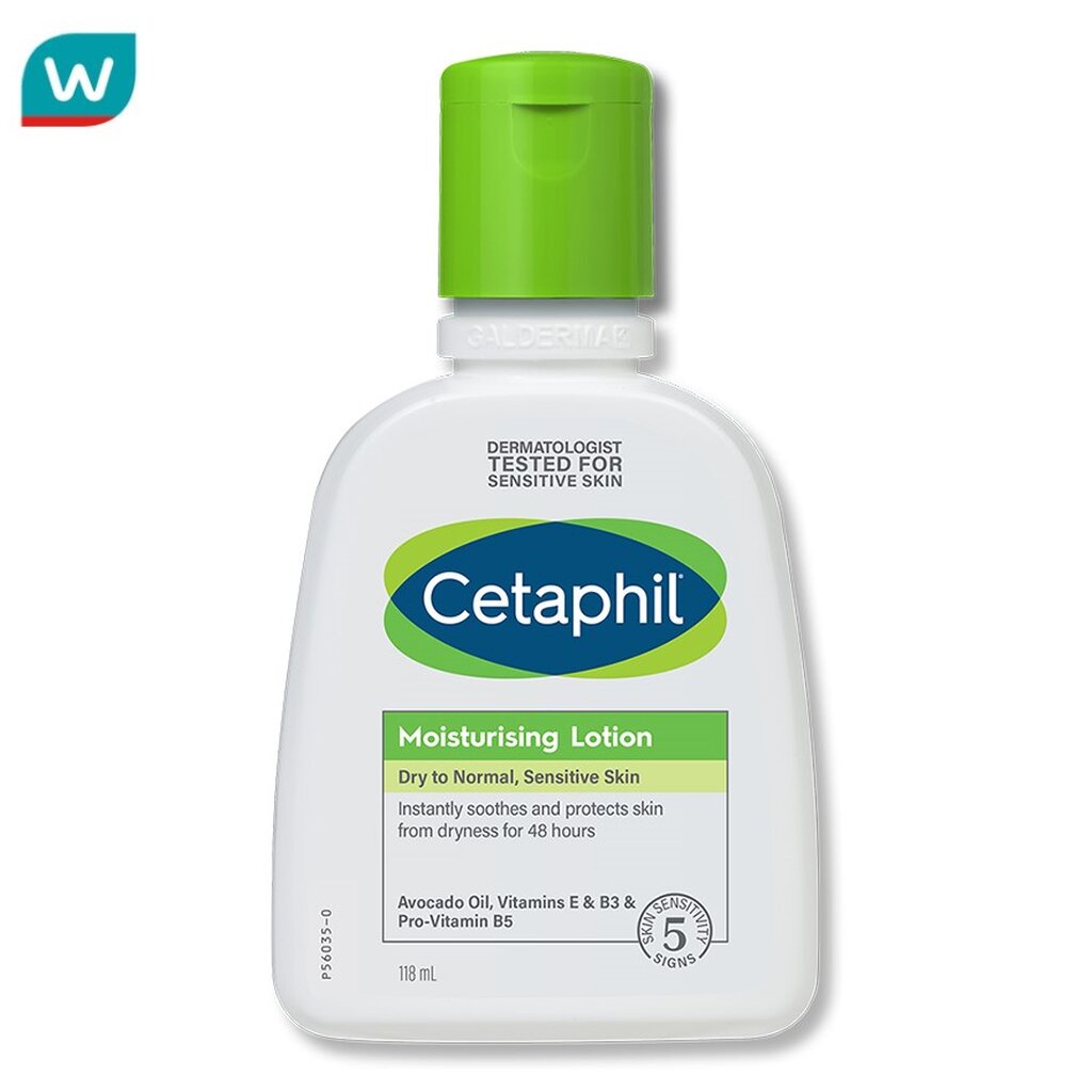 Cetaphil เซตาฟิล มอยซ์เจอไรซิ่ง โลชั่น 118 มล. โลชั่นสำหรับผิวแห้งถึงผิวธรรมดา และผิวแพ้ง่าย