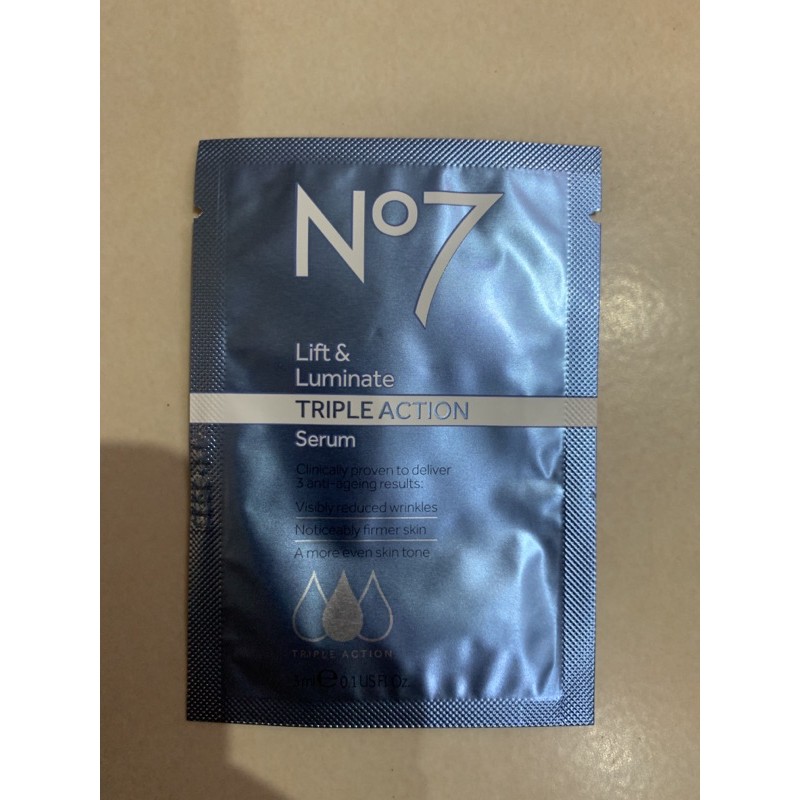 NO7 lift&luminate triple action serum