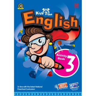 Kids Time English Activity Book 3 - หนังสือแบบฝึกหัดเสริมทักษะ Phonics ฝึกการเขียน สำหรับเด็กอนุบาล