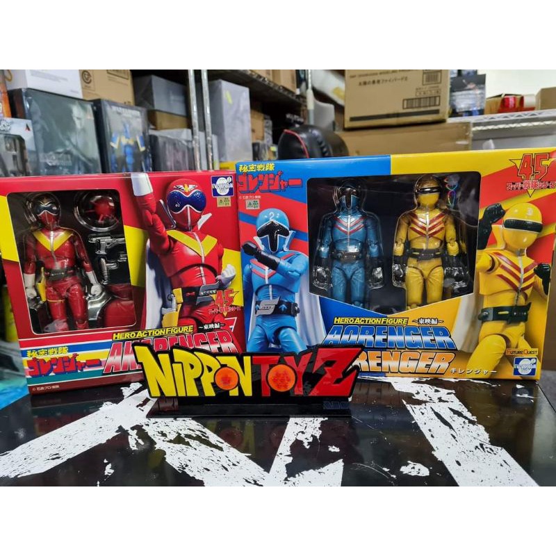 EVOLUTION TOY : Hero Action Figure (HAF) AKARANGER JP. & AORANGER + KIRANGER  HK.