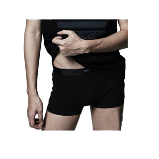 era-won กางเกงใน Zinc Plus Anti-bacteria Underwear trunk 2 ชิ้น สี Black
