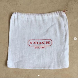 ถุงผ้า กระเป๋าผ้า แบรนด์ COACH ของแท้ สามารถช่วยป้องกันของข้างใน ถุงกระเป๋า ถุงเข็มขัด สภาพใหม่ มาจาก shop