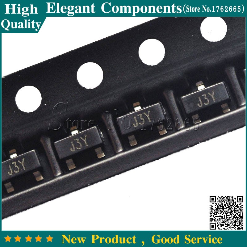 100 ชิ้น S8050 SOT23 8050 J3Y SOT SMD NPN ทรานซิสเตอร์