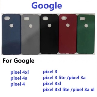 เคสโทรศัพท์มือถือ Tpu แบบนิ่ม ผิวด้าน บางพิเศษ สําหรับ Google Pixel 3 3A 3XL 4 4XL 4A Xl Lite