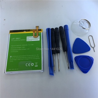 2 pieces / lot for LEAGOO S9 BT-5801 battery 3300mAh Long standby time  Mobile phone battery LEAGOO Mobile Accessories