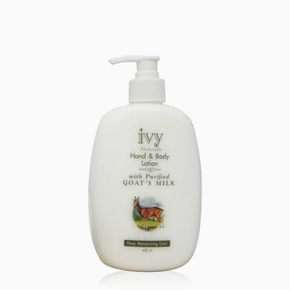 Ivy Hand &amp; Body Goat Milk Lotion 450ml. โลชั่นน้ำนมแพะ