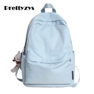 School Backpack Prettyzys 2022 Korean ulzzang 14inch inch For Men's And Women's College Students