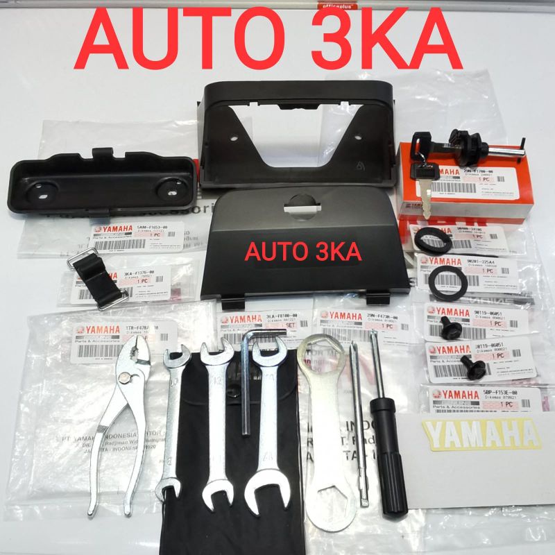 TOOLBOX TOOLKIT กล่องเครื่องมือชุดเครื่องมือ RX KING RXKING ORIGINAL 29N-F1780-0-00 3KA-F810-00 3KA-F1376-00 90480-24186 90201-225A4 1TR-F478A03-00 2A4