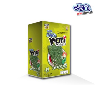 ซีลีโกะ Nori สาหร่ายทอด รสออริจินัล / 1 กล่อง มี 12 แผ่น (ขนาด 38.4 กรัม)