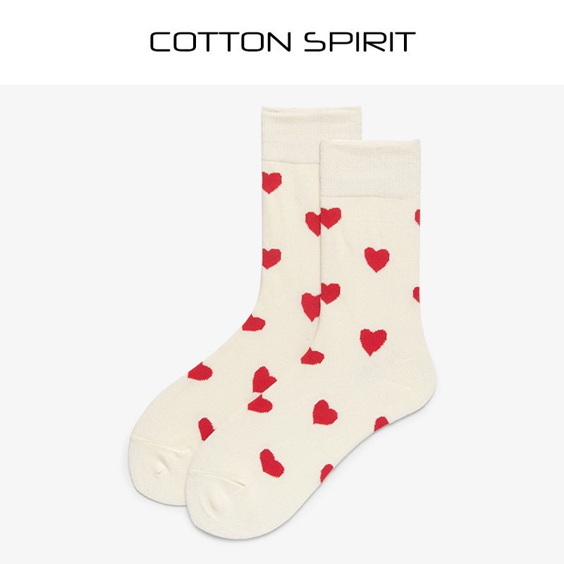 ถุงเท้าข้อกลาง ผ้าฝ้าย แฟชั่นสําหรับผู้หญิง - รูปที่ 4