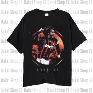 Ac Milan Paulo Maldini เสื้อยืด / เสื้อฟุตบอล ในตํานาน II Capitano AC Milan Paulo Maldini UnisexS-5XL