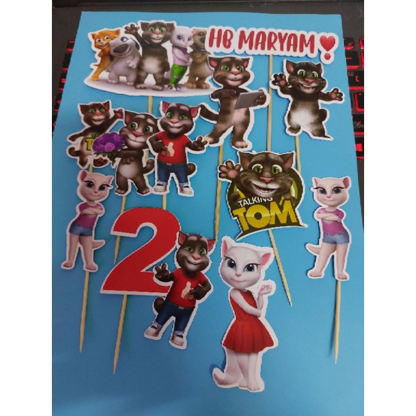 TALKING TOM เค้ก TOPPER