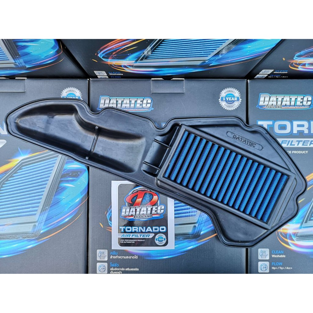 (แท้100%)กรองอากาศ DATATEC TORNADO HONDA PCX 150 (ปี2018-2020),ADV 150  / AIR FILTER