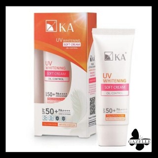 KA UV WHITENING SOFT CREAM OIL CONTROL SPF50+PA++[15g.] เคเอ ยูวี กันแดด เนื้อครีมบางเบา คุมมัน กันฝุ่น