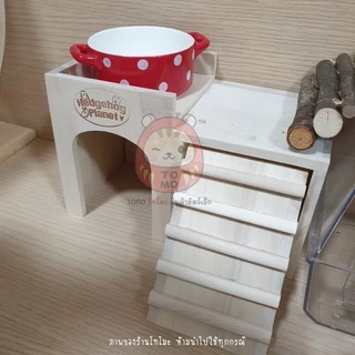 ร้านโทโมะ 💕 ชามหม้อ ลายจุด ถ้วยอาหาร เซรามิค ขนาดเล็ก สำหรับ แฮมสเตอร์ เจอร์บิล แรท กระรอก ชูการ์